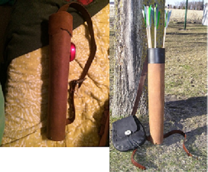 A pic showing the before and after of my quiver