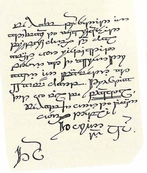 Thorin's letter to Bilbo